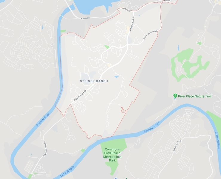 Steiner Ranch map
