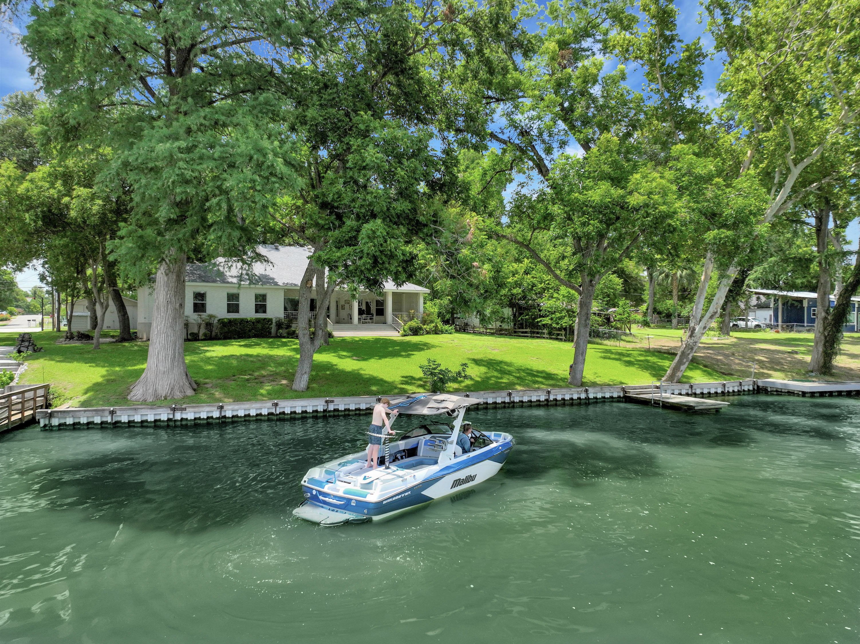 Located on Lake Dunlap, Residential for Sale by 1113 E ZIpp Rd. in the New Braunfels, located in the neighborhood of 