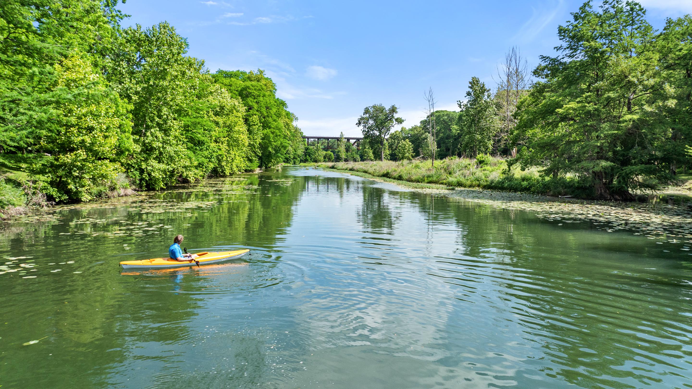 MLS #00012421 for Sale at 1242 Ervendberg Ave - Lot 1, on Guadalupe Rievr in the city of New Braunfels, 78130