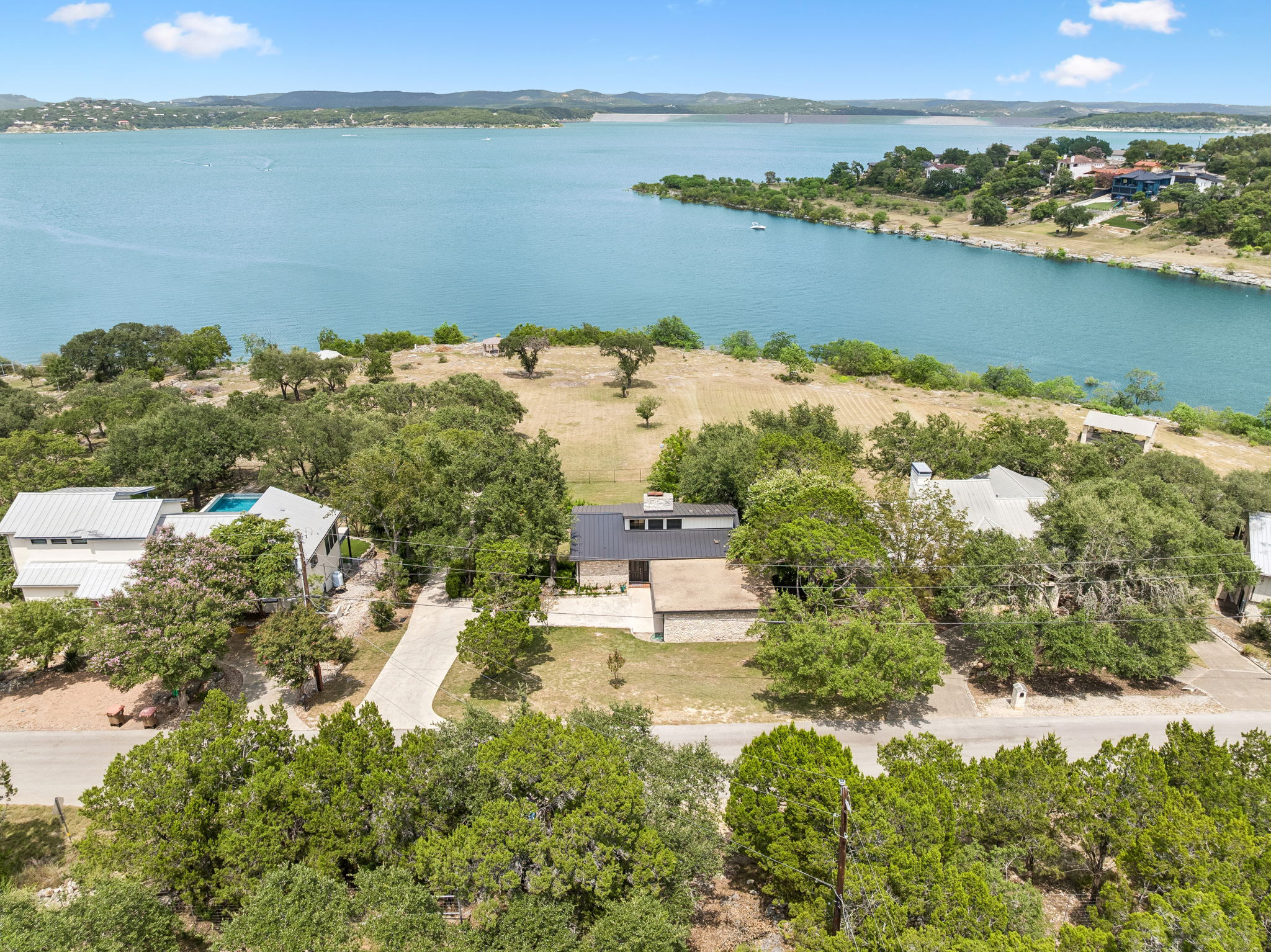 Residential Real Estate for Sale located in the neighborhood of Canyon Lake Village, on Canyon Lake in the city of Canyon Lake, Texas