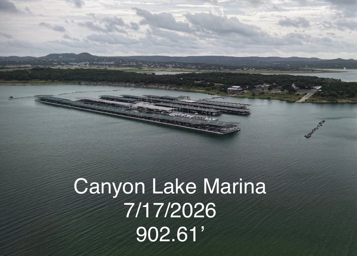 Canyon Lake Marina on July 17 2026 at 902 feet